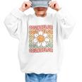 Groovy School Counselor Cute Daisy Flower Back To School Graphic Kid Sweatshirt Groovy School Counselor Cute Daisy Flower Back To School Graphic Kid Sweatshirt