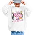 Hello Fourth 4th Grade Leopard Tie Dye Girl Back To School Graphic Kid Sweatshirt Hello Fourth 4th Grade Leopard Tie Dye Girl Back To School Graphic Kid Sweatshirt