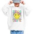 Hello Pre-K Coquette Bow Back To School Preschool Girl Graphic Kid Sweatshirt