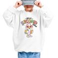 Hello Second Grade Cute Goose Back To School 2nd Grade Girls Graphic Kid Sweatshirt