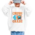 I'm Ready To Crush 4th Grade Hockey Kids Back To School Premium Tri-Blend Graphic Kid Sweatshirt I'm Ready To Crush 4th Grade Hockey Kids Back To School Premium Tri-Blend Graphic Kid Sweatshirt