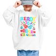 Im Ready To Rock 4th Grade Back To School 4th Grade Guitar Performance Graphic Kid Sweatshirt