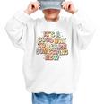 It's A Good Day To Learn Something New Retro Back To School Premium Tri-Blend Graphic Kid Sweatshirt It's A Good Day To Learn Something New Retro Back To School Premium Tri-Blend Graphic Kid Sweatshirt