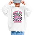 Kids Back To School Skating Rollin Into Preschool Graphic Kid Sweatshirt Kids Back To School Skating Rollin Into Preschool Graphic Kid Sweatshirt