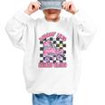 Kids Back To School Skating Rollin Into Second 2nd Grade Graphic Kid Sweatshirt