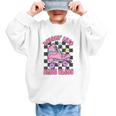 Kids Back To School Skating Rollin Into Sixth 6th Grade Graphic Kid Sweatshirt Kids Back To School Skating Rollin Into Sixth 6th Grade Graphic Kid Sweatshirt