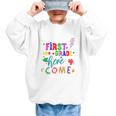 Kids Watch Out First Grade Here I Come 1st Grade Back To School Graphic Kid Sweatshirt Kids Watch Out First Grade Here I Come 1st Grade Back To School Graphic Kid Sweatshirt