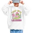 Leap Into Learning Cute Frog Kawaii Back To School Kids Graphic Kid Sweatshirt