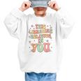 This Librarian Believes In You Groovy Back To School Graphic Kid Sweatshirt