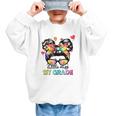 Little Miss First Grade Back To School 1st Grade Girls Graphic Kid Sweatshirt Little Miss First Grade Back To School 1st Grade Girls Graphic Kid Sweatshirt