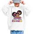 Little Miss Kindergarten Afro Puff Girl Back To School Graphic Kid Sweatshirt Little Miss Kindergarten Afro Puff Girl Back To School Graphic Kid Sweatshirt