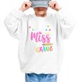 Little Misss Third Grade Back To School 3rd Grader Girl Graphic Kid Sweatshirt