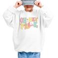 Oh Hey Pre-K Groovy Retro First Day Back To School Graphic Kid Sweatshirt