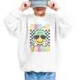 Pre-K Vibes Smile Face Back To School Pre-K Graphic Kid Sweatshirt Pre-K Vibes Smile Face Back To School Pre-K Graphic Kid Sweatshirt