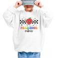 Preschool Vibes Retro Groovy Apple Back To School Graphic Kid Sweatshirt Preschool Vibes Retro Groovy Apple Back To School Graphic Kid Sweatshirt