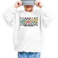 Retro Checkered School Nurse Squad Back To School Graduation Graphic Kid Sweatshirt Retro Checkered School Nurse Squad Back To School Graduation Graphic Kid Sweatshirt