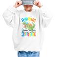 Roaring Into 3rd Grade Back To School Dinosaurus T-Rex Premium Tri-Blend Graphic Kid Sweatshirt Roaring Into 3rd Grade Back To School Dinosaurus T-Rex Premium Tri-Blend Graphic Kid Sweatshirt