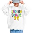 Second Grade Coquette Bow First Day Of School Back To School Performance Graphic Kid Sweatshirt Second Grade Coquette Bow First Day Of School Back To School Performance Graphic Kid Sweatshirt
