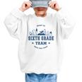 Sixth Grade Team Back To School Graphic Kid Sweatshirt