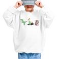 Solid Liquid Gas Dinosaur Back To School Premium Tri-Blend Graphic Kid Sweatshirt Solid Liquid Gas Dinosaur Back To School Premium Tri-Blend Graphic Kid Sweatshirt