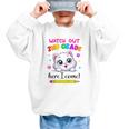 Watch Out 2nd Grade Here I Come Girls Cat Back To School Graphic Kid Sweatshirt Watch Out 2nd Grade Here I Come Girls Cat Back To School Graphic Kid Sweatshirt