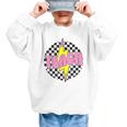 Women Checkered Teach Pencil Lightning Bolt Back To School Graphic Kid Sweatshirt Women Checkered Teach Pencil Lightning Bolt Back To School Graphic Kid Sweatshirt