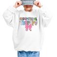 Women Occupational Therapy OT Pencil Bow Back To School COTA Graphic Kid Sweatshirt