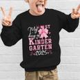 My 1st Day Of Kindergarten 2025 Back To School Girls Graphic Kid Sweatshirt My 1st Day Of Kindergarten 2025 Back To School Girls Graphic Kid Sweatshirt