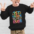 1st Grade Dude Shirt First Grade Boys Girl Back To School Graphic Kid Sweatshirt 1st Grade Dude Shirt First Grade Boys Girl Back To School Graphic Kid Sweatshirt