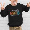 2027 Back To School Graduation Limited Edition Class Of 2027 Graphic Kid Sweatshirt