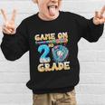 2nd Grade Back To School Baseball Drip Ice Cream Game On Graphic Kid Sweatshirt 2nd Grade Back To School Baseball Drip Ice Cream Game On Graphic Kid Sweatshirt
