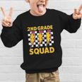 2nd Grade Lightning Bolt Second Grade Squad Back To School Graphic Kid Sweatshirt 2nd Grade Lightning Bolt Second Grade Squad Back To School Graphic Kid Sweatshirt