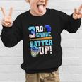3rd Grade Back To School Baseball Drip Ice Cream Batter Up Graphic Kid Sweatshirt 3rd Grade Back To School Baseball Drip Ice Cream Batter Up Graphic Kid Sweatshirt