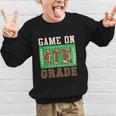 4th Grade Boys Kids Football Back To School Fourth Grade Graphic Kid Sweatshirt