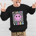 4th Grade Vibes Groovy Back To School Fourth Grade Girls Kid Graphic Kid Sweatshirt 4th Grade Vibes Groovy Back To School Fourth Grade Girls Kid Graphic Kid Sweatshirt