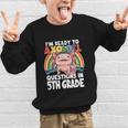 5th Grade Kids Axolotl Questions Back To School Graphic Kid Sweatshirt