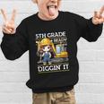 5th Grade Ready For Digging Construction Girl Back To School Graphic Kid Sweatshirt 5th Grade Ready For Digging Construction Girl Back To School Graphic Kid Sweatshirt