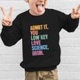 Admit It You Low Key Love Science Bruh Back To School Teens Graphic Kid Sweatshirt Admit It You Low Key Love Science Bruh Back To School Teens Graphic Kid Sweatshirt