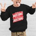 Always A Mustang Back To School Spirit R Graphic Kid Sweatshirt Always A Mustang Back To School Spirit R Graphic Kid Sweatshirt