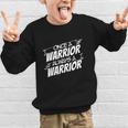 Always A Warrior Back To School Spirit Graphic Kid Sweatshirt Always A Warrior Back To School Spirit Graphic Kid Sweatshirt