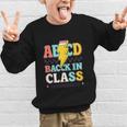 Back To School ABCD Back In Class Graphic Kid Sweatshirt