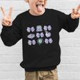 Back To School Coquette Bow Gingham First Day Of School Bows Graphic Kid Sweatshirt Back To School Coquette Bow Gingham First Day Of School Bows Graphic Kid Sweatshirt