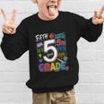Back To School Fifth 5th Grade Classroom Typography Graphic Kid Sweatshirt Back To School Fifth 5th Grade Classroom Typography Graphic Kid Sweatshirt