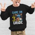 Back To School Game On Third Grade Baseball First Day Boys Graphic Kid Sweatshirt