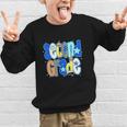 Back To School Hello Second Grade Team 2nd Grade Boy Girl Graphic Kid Sweatshirt Back To School Hello Second Grade Team 2nd Grade Boy Girl Graphic Kid Sweatshirt