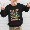 Back To School Kindergarten Dinosaur First Day Of School Boy Graphic Kid Sweatshirt