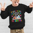 Back To School Lunch Lady First Day Of School Lunch Lady Graphic Kid Sweatshirt
