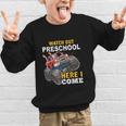 Back To School Preschool Here I Come For Boy Kids Truck Graphic Kid Sweatshirt Back To School Preschool Here I Come For Boy Kids Truck Graphic Kid Sweatshirt