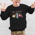 Back To School Shirt Apple Crayons Pencil Ruler Cute Graphic Graphic Kid Sweatshirt Back To School Shirt Apple Crayons Pencil Ruler Cute Graphic Graphic Kid Sweatshirt