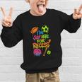 Back To School Sports Basketball Football Recess Graphic Kid Sweatshirt Back To School Sports Basketball Football Recess Graphic Kid Sweatshirt